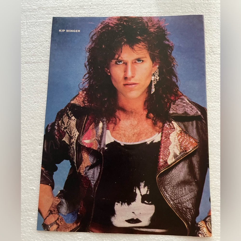Vintage Winger Kip Winger Pinup